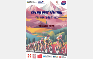 Dimanche 20 avril : Grand Prix Féminin de Chambéry le Vieux
